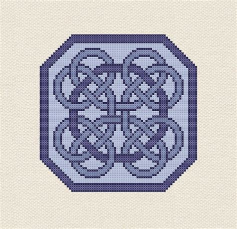 Cross Stitch Pattern Circular Celtic Knot Celtic Cross Etsy