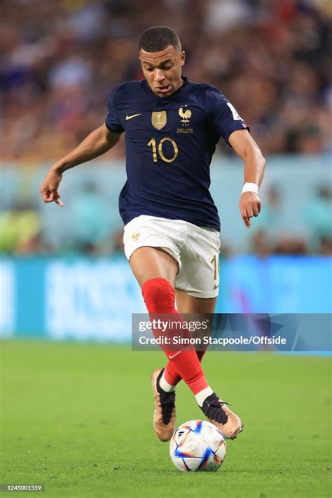 Kylian Mbappe Of France During The Fifa World Cup Qatar 2022 Group D