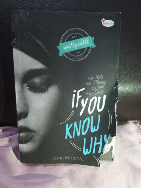 Novel 'If You Know Why' on Carousell