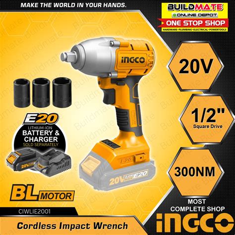 Ingco Cordless Impact Wrench V E Series Ciwlie Buildmate Icpt