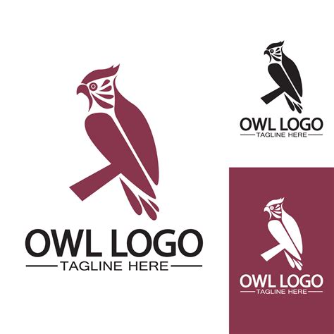 Owl logo vector template 10945533 Vector Art at Vecteezy