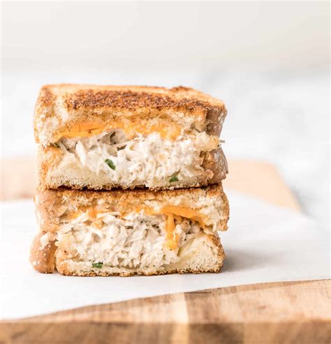 Tuna Melt Grilled Cheese Sandwich - Ahead of Thyme