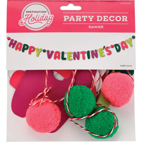 Destination Holiday Happy Valentines Day Party Banner Shop Party