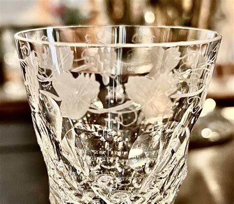 Vintage Sherry Glasses 3 Signed Edinburgh Crystal Vintage Port Glasses Vintage Edinburgh Crystal