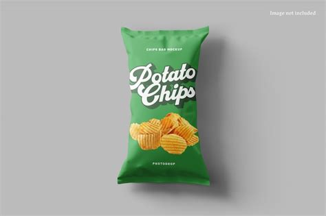 743 Bag Of Chips Mockup Free PSD Mockups File