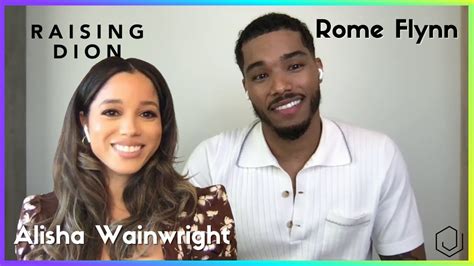 Raising Dion Cast Interview With Alisha Wainwright Nicole And Rome Flynn Tevin Youtube