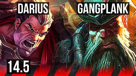 Darius Vs Gangplank Top 6 1 3 500 Games Dominating Kr Master