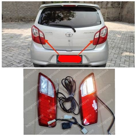 Jual Lampu Reflektor Tambahan Pintu Belakang Mobil Agya Ayla