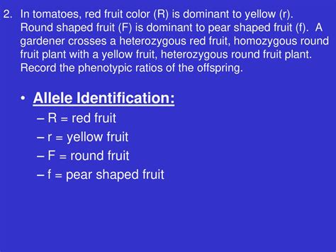 Dihybrid Crosses And Other Patterns Of Inheritance Ppt Download