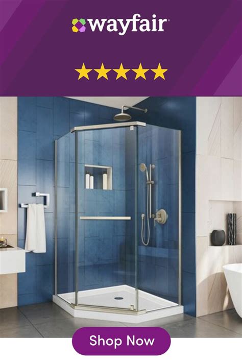 Dreamline Dreamline Prism 4013 W X 4013 D X 72 H Frameless Neo Angle Pivot Shower Enclosure