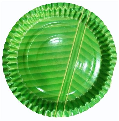 10 Inch Green Laminated Paper Plate At 1 80 Piece Laminated Paper