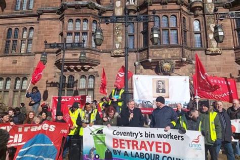 Coventry Bin Strikers Bring Their Bitter Anger To The Labour Council