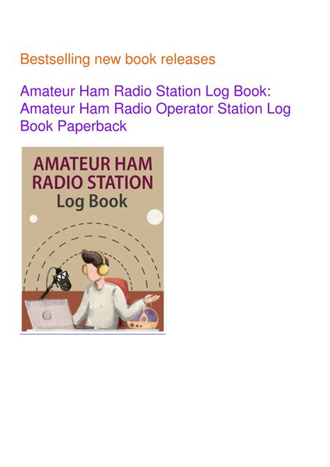 Ppt Pdf⚡ Amateur Ham Radio Station Log Book Simple Amateur Ham Radio