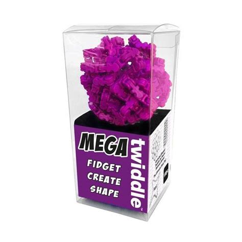 Mega Twiddle Purple Fidget Crunch Shape Stress Reliever Toy