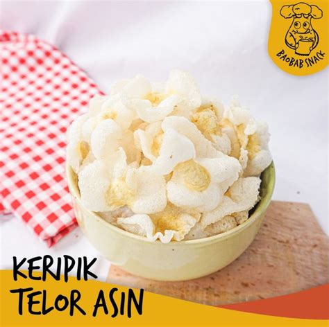 Keripik Telur Asin 200gr Baobab Snack Krupuk Kerupuk Kripik Telor