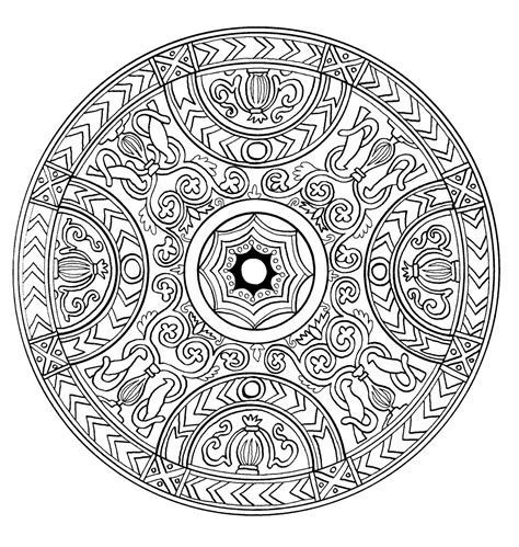 Mandalas A Imprimer Coloriage Mandalas Coloriages Pour Enfants The