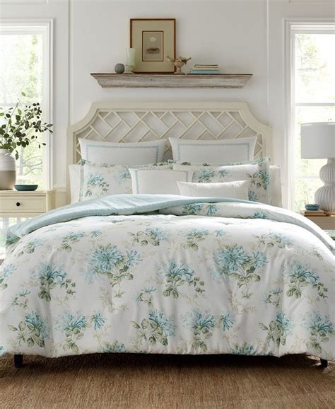 Laura Ashley Honeysuckle Full/Queen Comforter Set & Reviews - Comforter Sets - Bed & Bath - Macy's