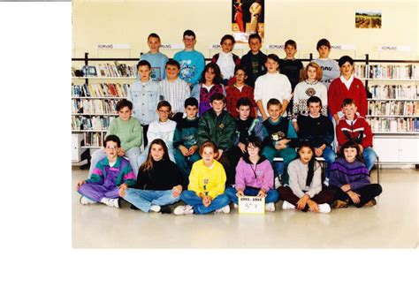 Photo de classe 1993 1994 classe 5 ieme 2 de 1993 Collège La Feuillade