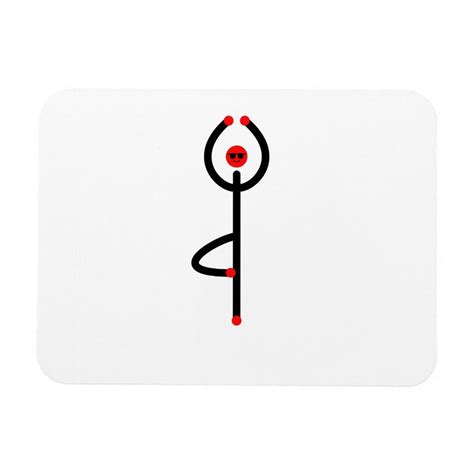 Tree Pose Stick Figure