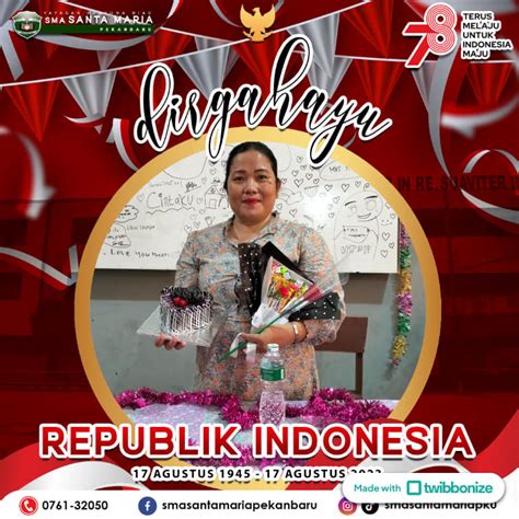 Selamat Hari Ulang Tahun Republik Indonesia Ke 78