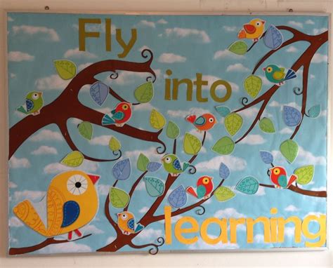 Homeschool Classroom Bulletin Board Boho Birds Bird Classroom Boho Birds Classroom Theme