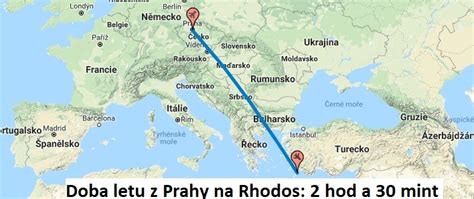 Doba D Lka Letu Praha Rhodos Jak Dlouho Se Let Na Rhodos