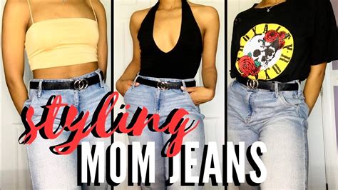 How To Style Mom Jeans Summer Updated Youtube