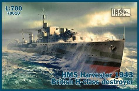 Hms Harvester 1943 British H Class Destroyer Ibg 70010