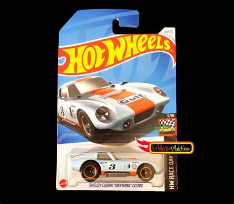 Hot Wheels Shelby Cobra Daytona Coupe Gulf Racing Hw Race Day E Case 2024 £5 99 Picclick Uk