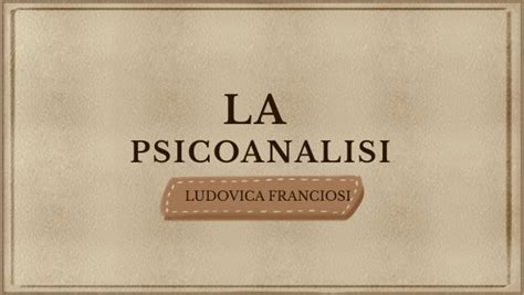 LA PSICOANALISI