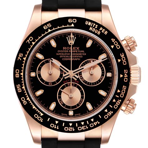 Rolex Cosmograph Daytona Rose Gold Everose Mens Watch 116515