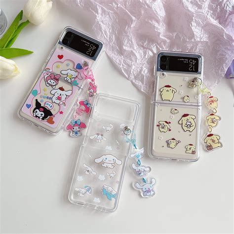 Sanrio Kuromi My Melody Pom Purin Cinnamoroll Phone Case For Samsung