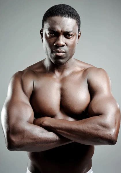 Muscular Black Man Stock Photo By Daxiao Productions