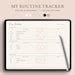 Routine Tracker Goodnotes Template Digital Routine Planner Etsy