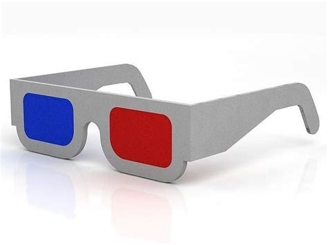 3d Glasses 3d Model 3d Model Cgtrader