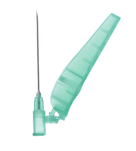 SN2115 Sol Care Hypodermic Safety Needle 21G1½ 0 8mm40mm Green