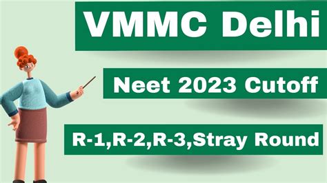 Vmmc Neet All Round Cutoff Marks Vardhman Mahavir Medical