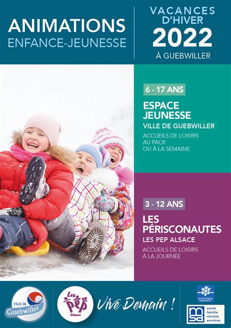 Animations Enfance Jeunesse Gueb Hiver Guebwiller