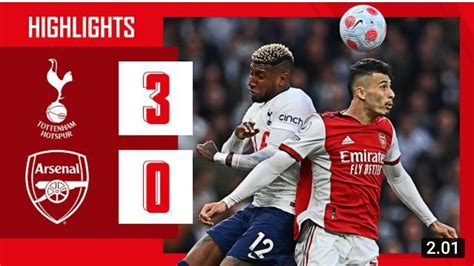 Arsenal Vs Tottenham 3 0 All Goals And Highlights Premier League 2022