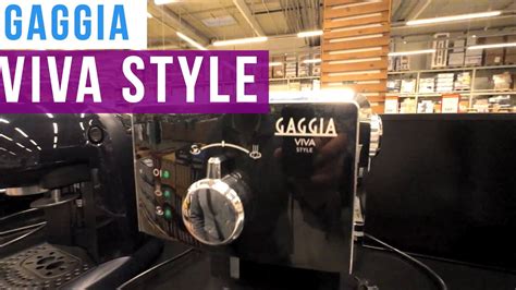 Gaggia Viva Style RI8433 YouTube