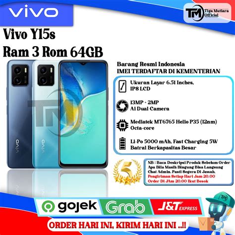 Jual Vivo Y S Ram Rom Gb Segel Original Bergaransi Resmi