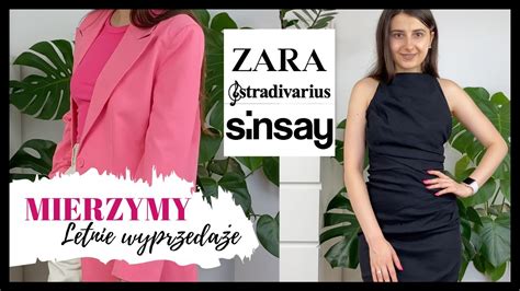 Letnie Wyprzeda E Haul Mierzymy Stradivarius Zara Sinsay New