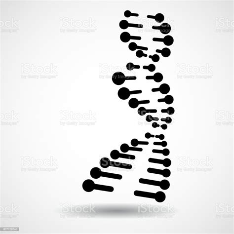 Abstract Spiral Of Dna Stock Illustration Download Image Now