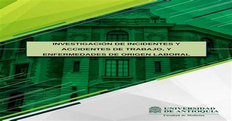 InvestigaciÓn De Incidentes Y Accidentes De Trabajo Y Pdf Document