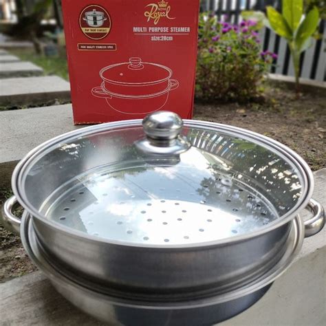 Jual Panci Steamer Tutp Kaca Dandang Rebus Panci Steamboat Panci Susun