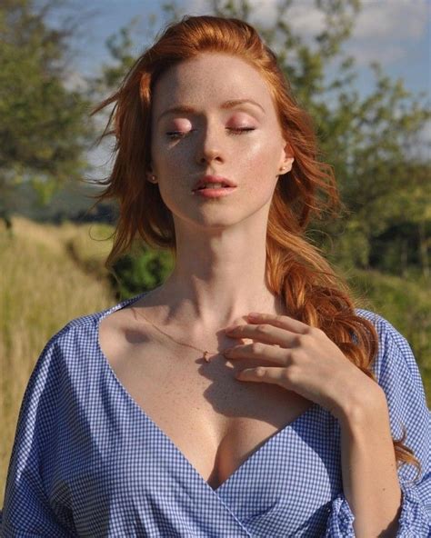 Alina Kovalenko Amazing Faces Beautiful Red Hair Red Hair Woman