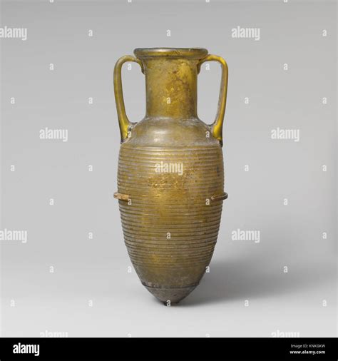 Glass Amphora Jar Period Early Imperial Date Early 1st Century A