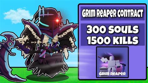 So They Added GRIM REAPER Kit Contract Roblox Bedwars YouTube