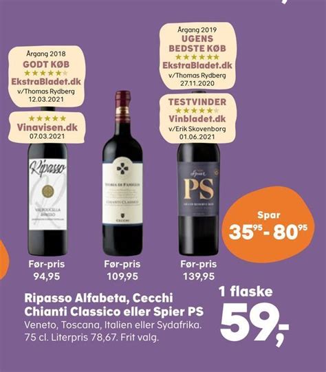 Ripasso Alfabeta Cecchi Chianti Classico Eller Spier Ps Tilbud Hos Kvickly