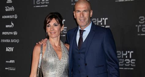 Zinedine Zidane son tendre message à son épouse